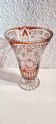 Bohemian glass vase. Czech Republic 1980s.