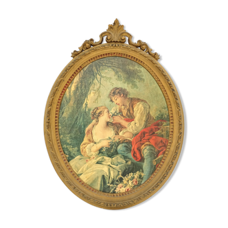 Vintage setting romantic scene