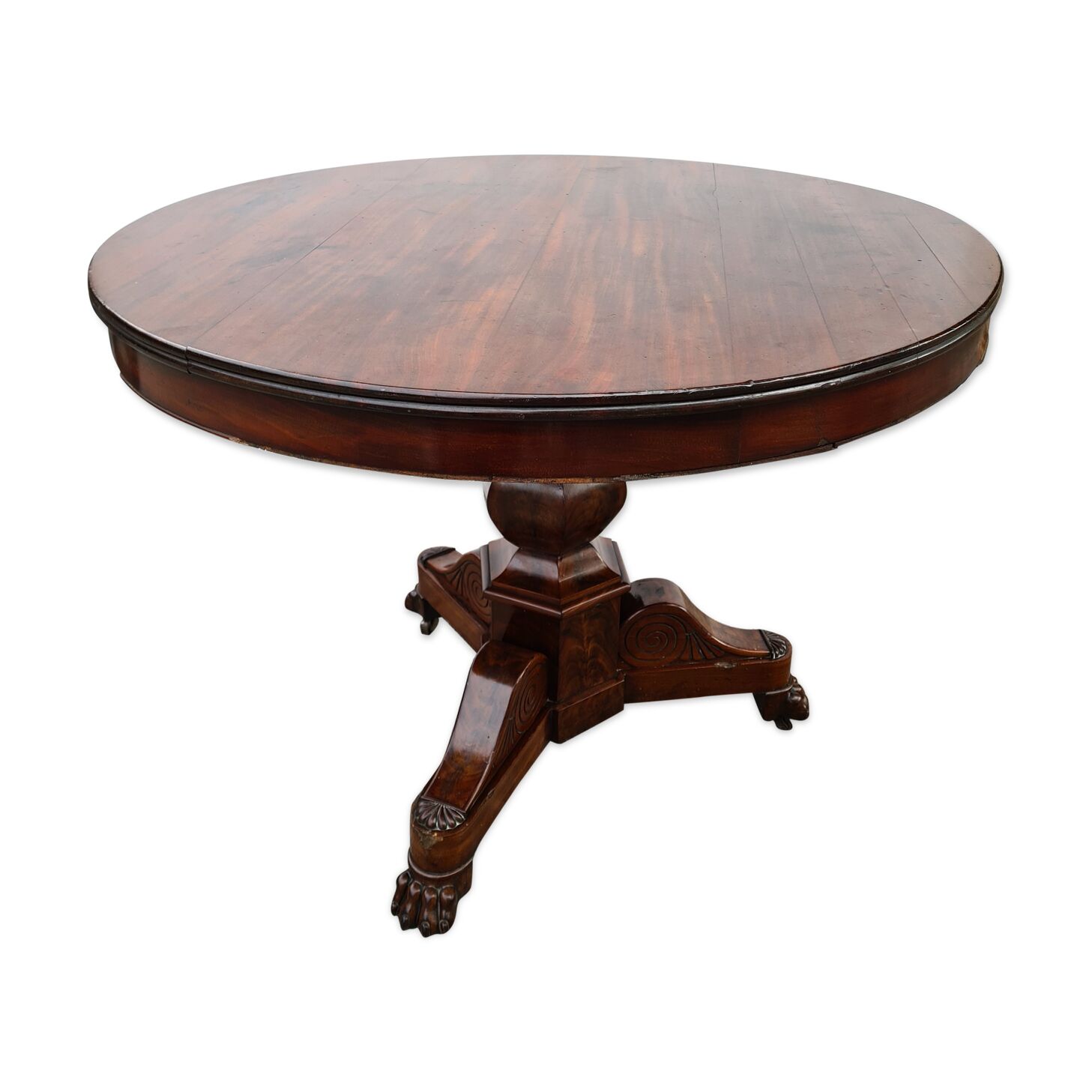 Mahogany empire table