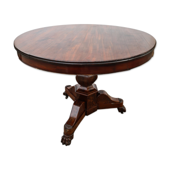 Mahogany empire table