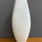 Large vintage white ceramic vase by Alka Kunst Bavaria