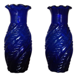 Pair of glass vases