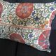 Decorative pillow case in linen and cotton  with suzani prints