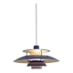 Danish Pendant Lamp PH5 by Louis Poulsen in purple color