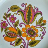 Plates Boch Belgium 'Bali' 70s Vintage