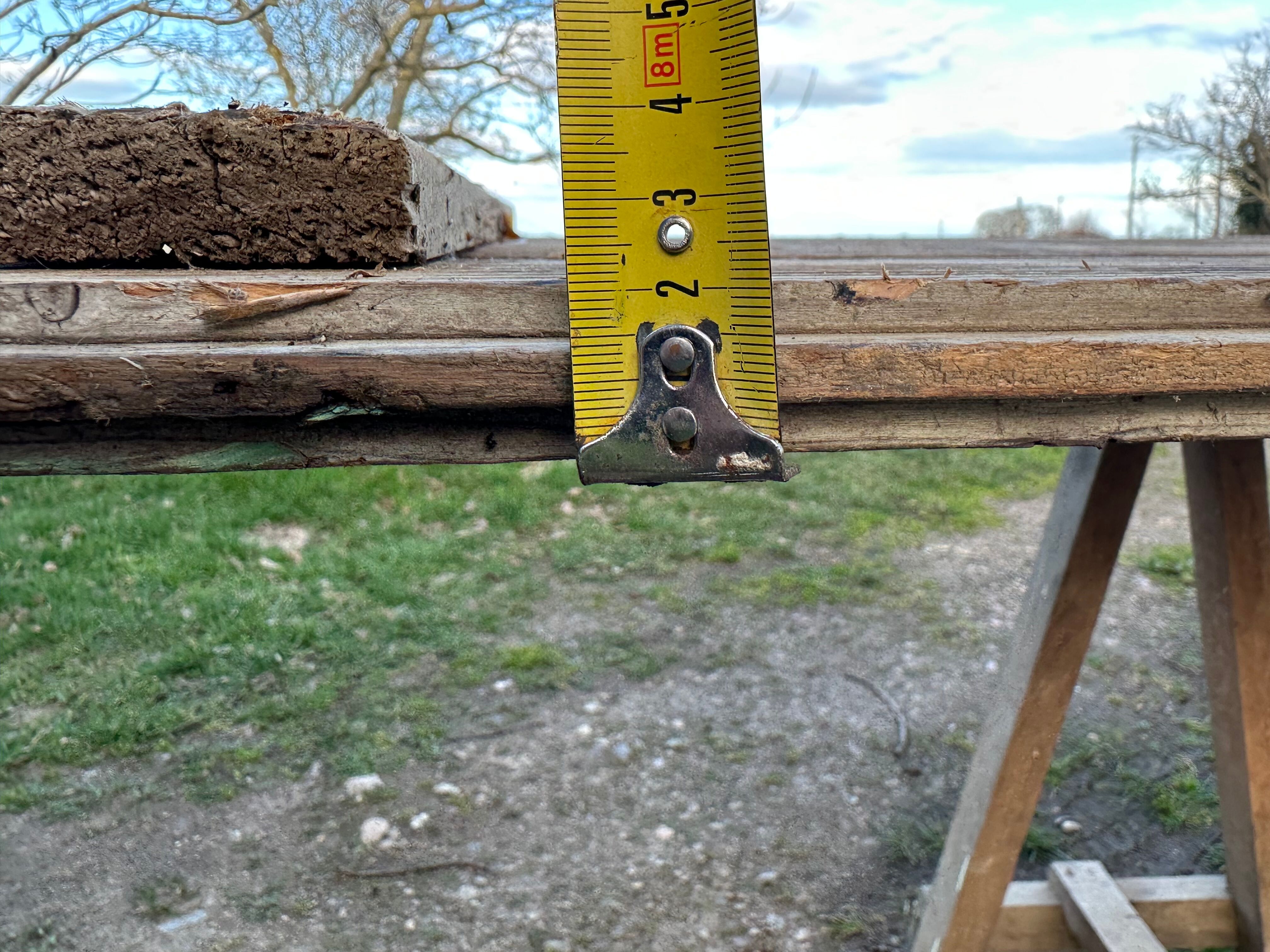 Farm table guinguette and wooden trestles