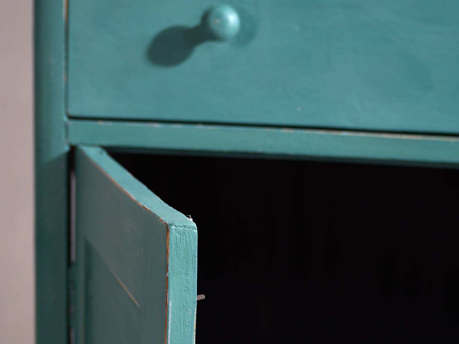 Antique Emerald Green Bedroom Chest of Drawers (c.1920) #4