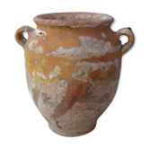 Yellow confit pot