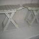 pair of folding stools
