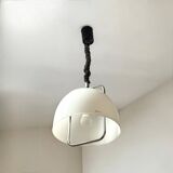 Pendant Lamp Harvey Guzzini with Large Acrylic Shade, 1970s