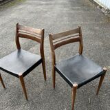 Pair of vintage Scandinavian chairs