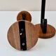 4 Vintage Wooden Coat Hooks, Mid-Century Modern Wall Coat Rack, Retro Style
