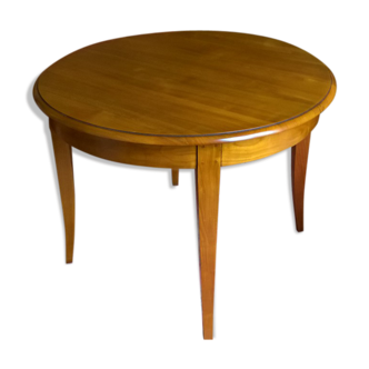 Table ronde en merisier