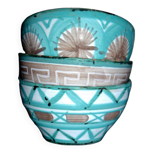 Trois bols Robert Picault, - vallauris