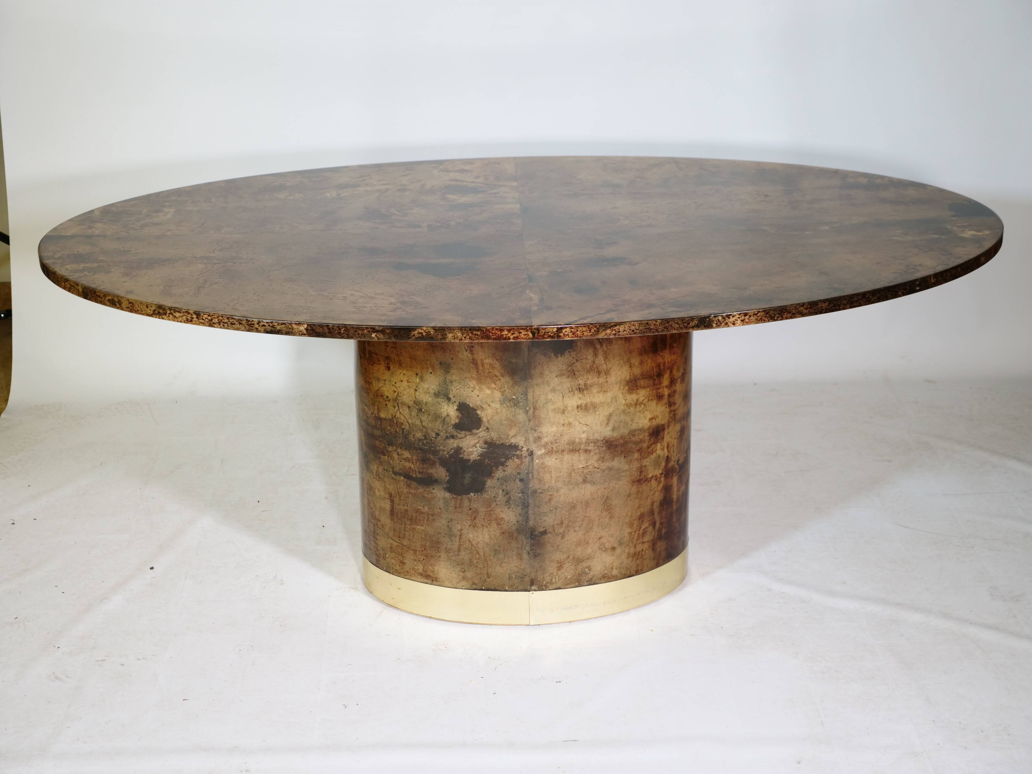 Oval design dining table by Adlo Tura 70s table Italy