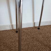 Tabouret vintage tube en acier