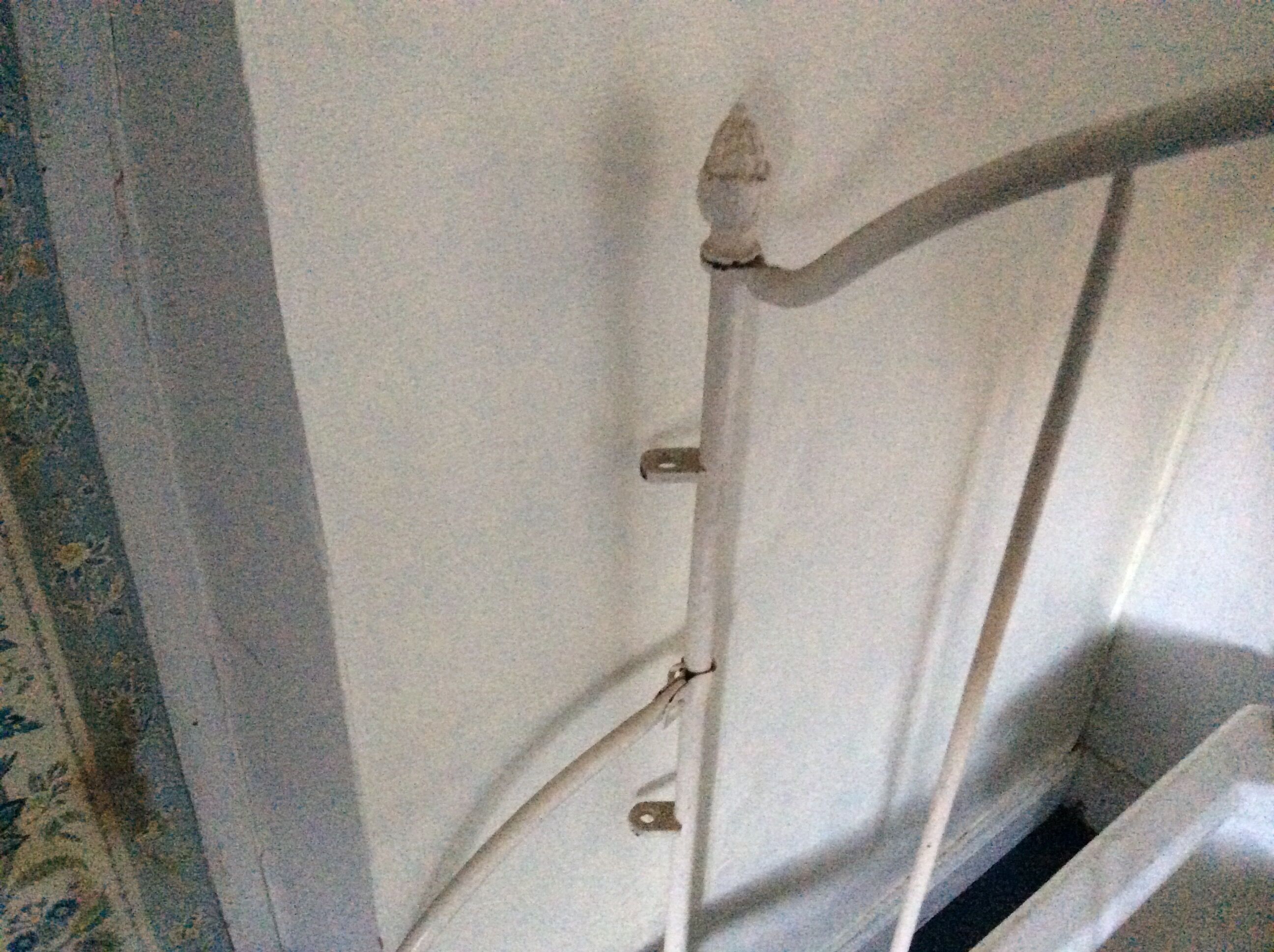 Wrought iron bed