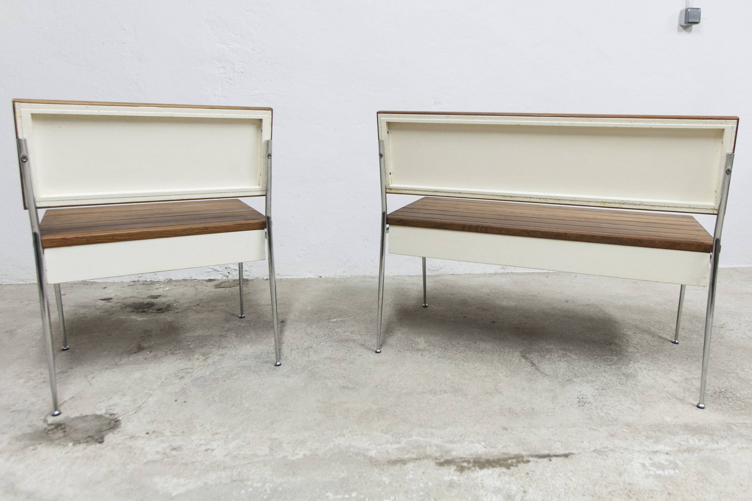 1970 wooden kitchen corner bench set