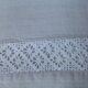 Lin sheet, embroidered and hand crocheted - 200 x 260 cm