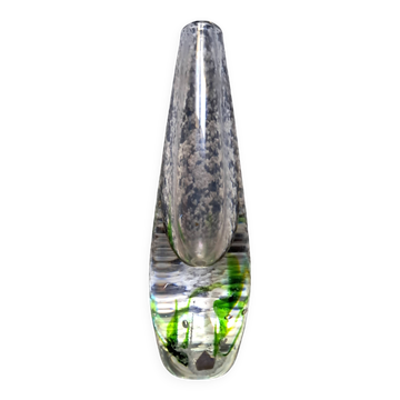 Vase vintage suédois en verre très original