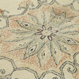 Hand-knotted turkish beige carpet 153 cm x 265 cm