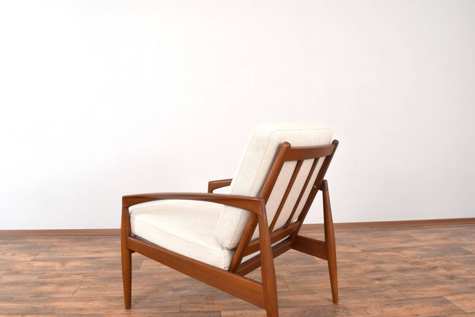Teak Paper Knife Lounge Chair by Kai Kristiansen for Magnus Olesen, 1960s