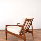 Teak Paper Knife Lounge Chair by Kai Kristiansen for Magnus Olesen, 1960s