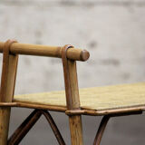 Rattan bedside table 1970