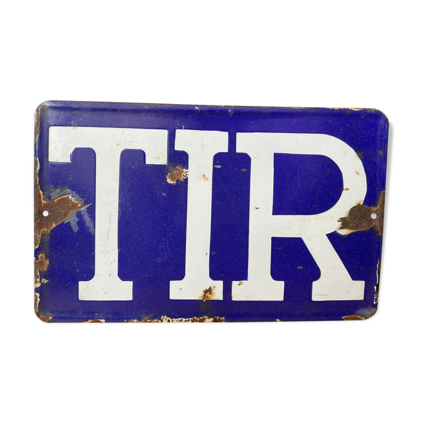 Tir sign transports internationaux routiers original from 1980's european sign