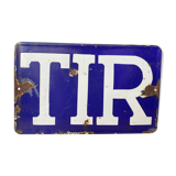 Tir sign transports internationaux routiers original from 1980's european sign