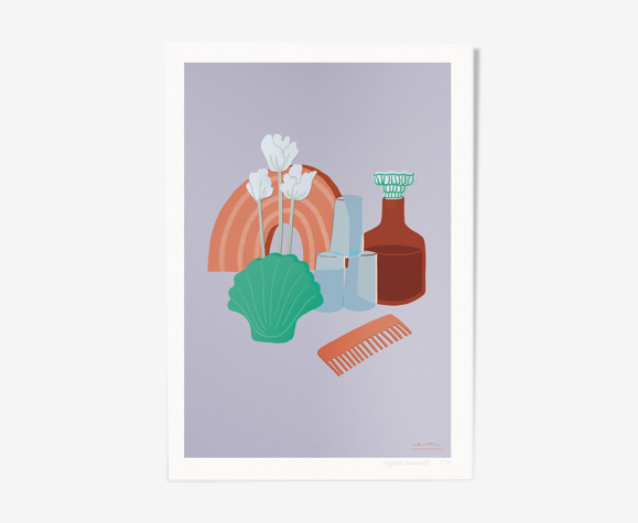 Illustration "Trouvailles" Lilac