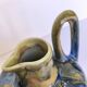 Ceramic Vase Gilbert Métainier (?) Iridescent Blue