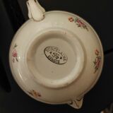 Old Saint Amand saucier and creamer bowl