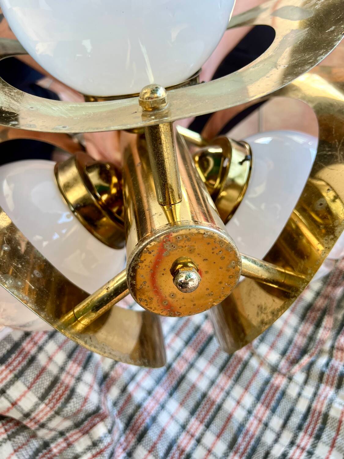 Murano glass chandelier by Mazzega - 1970