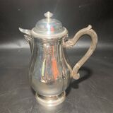 Silver metal teapot