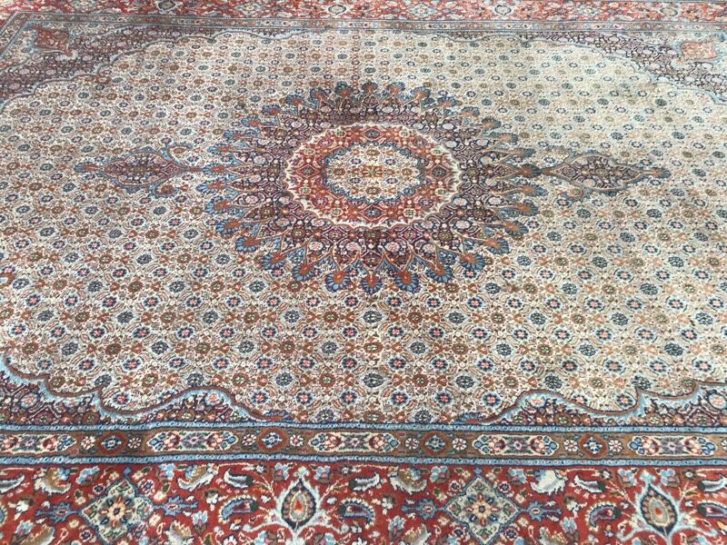 Large vintage Persian rug Mills handmade 200 x 300 cm