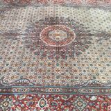Large vintage Persian rug Mills handmade 200 x 300 cm