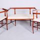 Czech Art Deco Dining Table and Chairs by J. Kotěra for Josef Motka - Litovel, 1900s, Set of 4