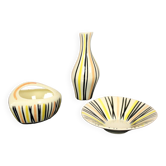 Ceramic Set Model Pyjamas by J. Formankova for Dittmar Urbach, Former Czechoslovakia, 1959, Set of 3