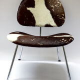 Lounge chair by Charles and Ray Eames "LCM" calfs skin