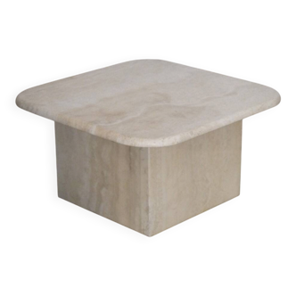 Italian travertine side table from the 1970s.