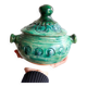 Vintage Celine Dein green ceramic pot