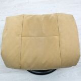 Upholstered  stool or ottoman, 1980s