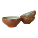 3 stoneware bowls size 2