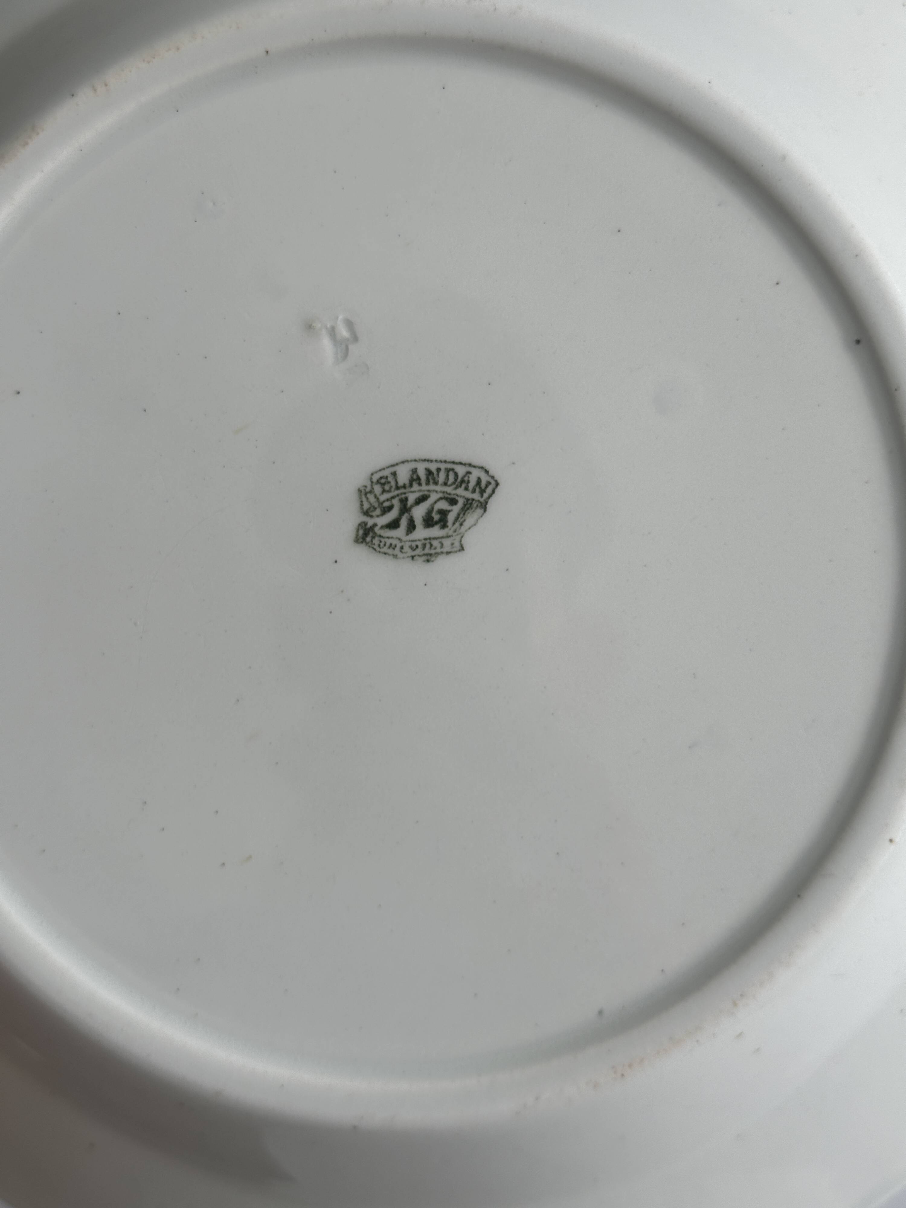 Antique ironstone dish