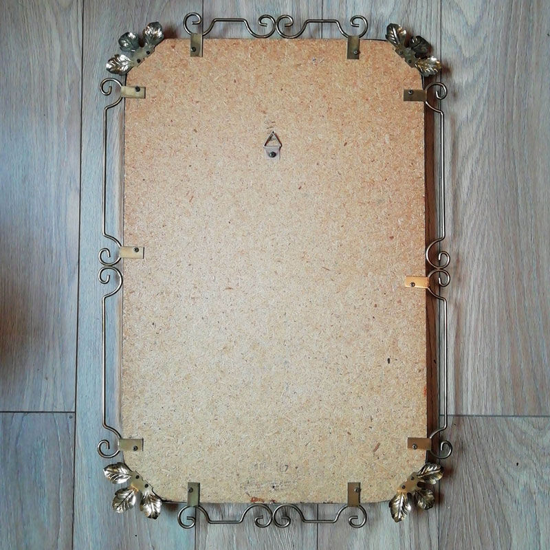 Golden vintage mirror
