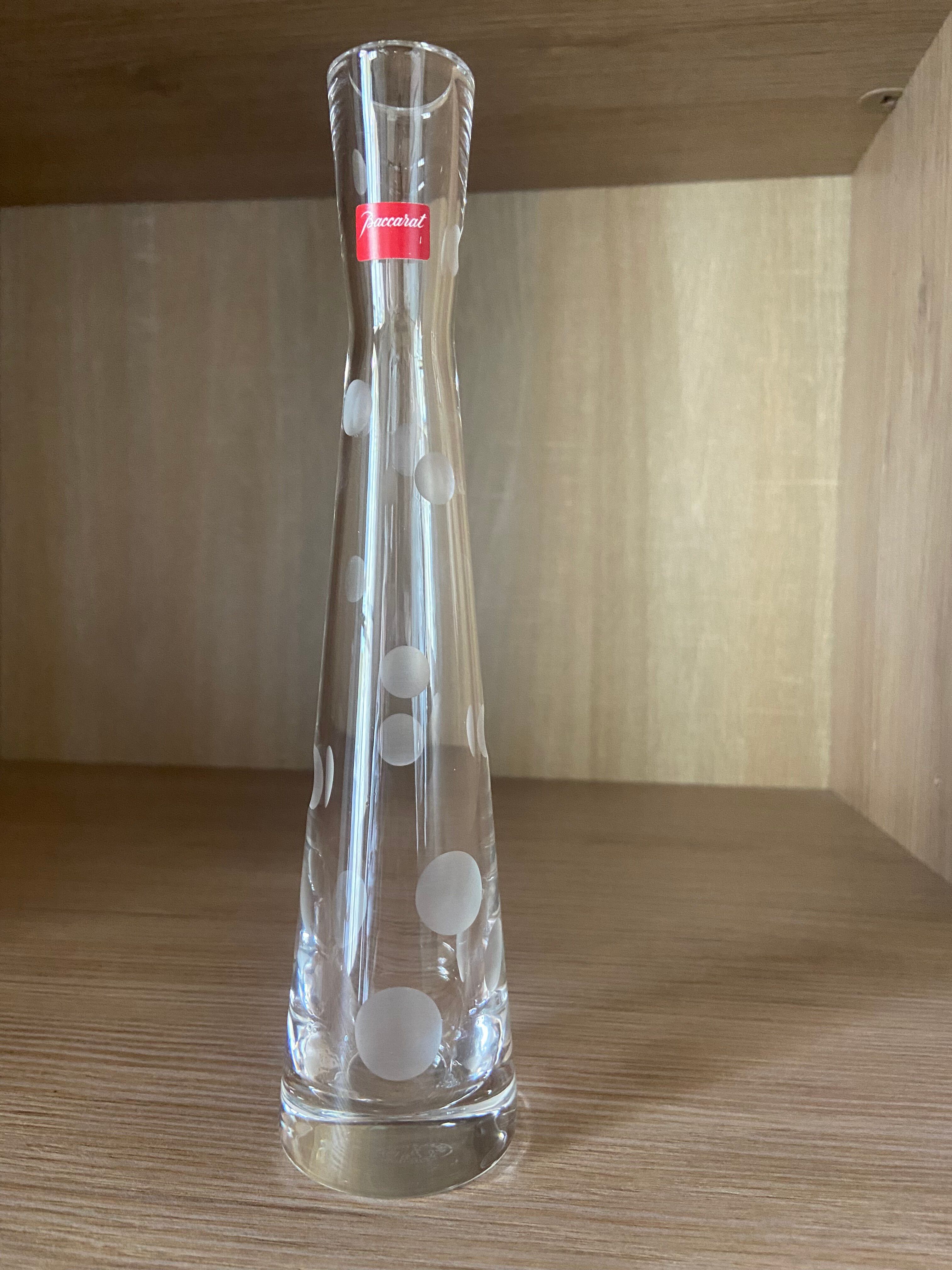 Baccarat Vase Soliflore Crystal Model Passion Clown Bubble Decor Super