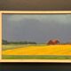Original Swedish Oil on Canvas – "Approaching Storm" by Astrid Larje – Signed – Vintage and Framed – 43 × 30 cm (16.9" × 11.8")