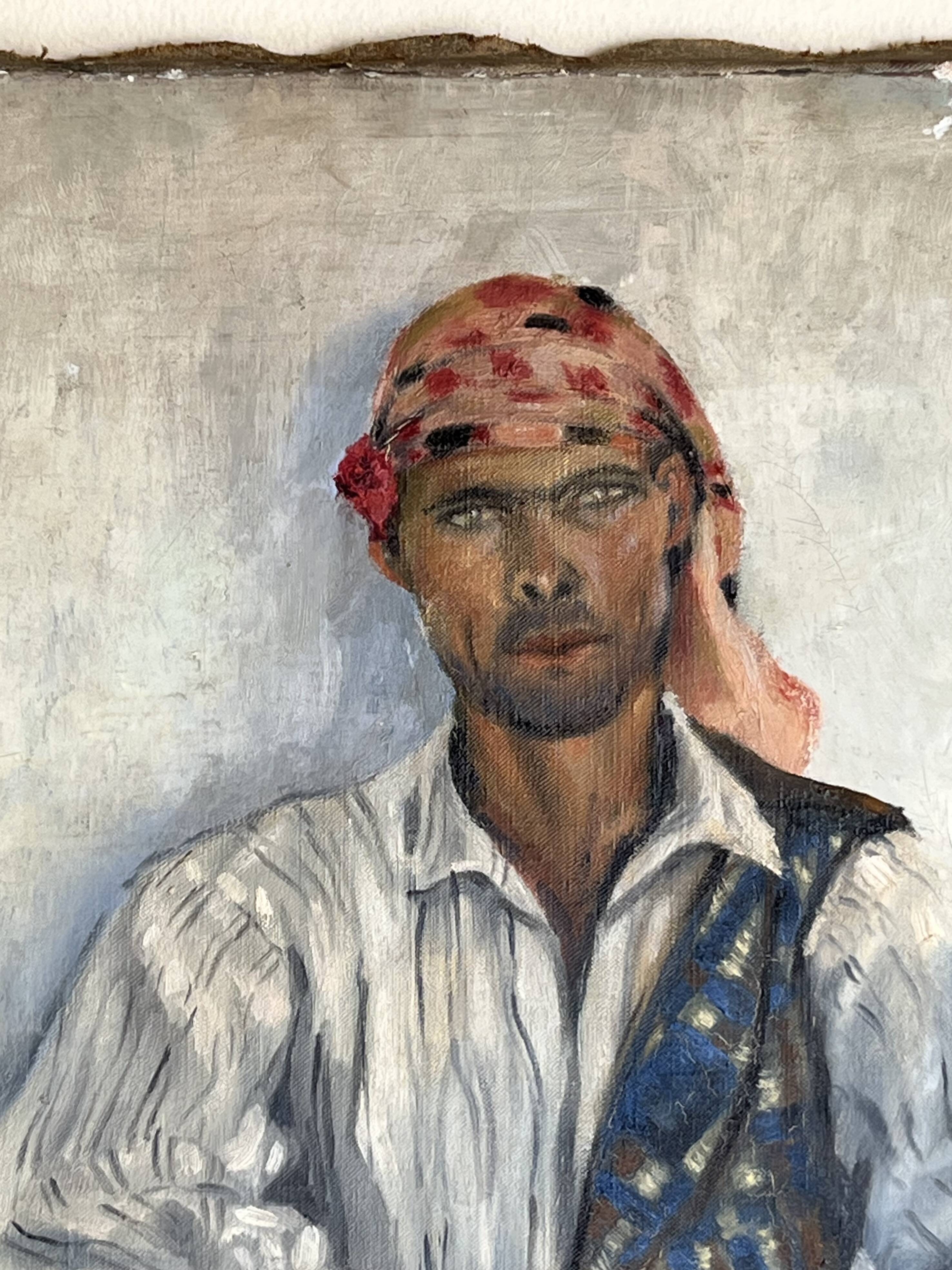 Portrait of the Street Vendor, Ibiza 1932 by Louise Chémot