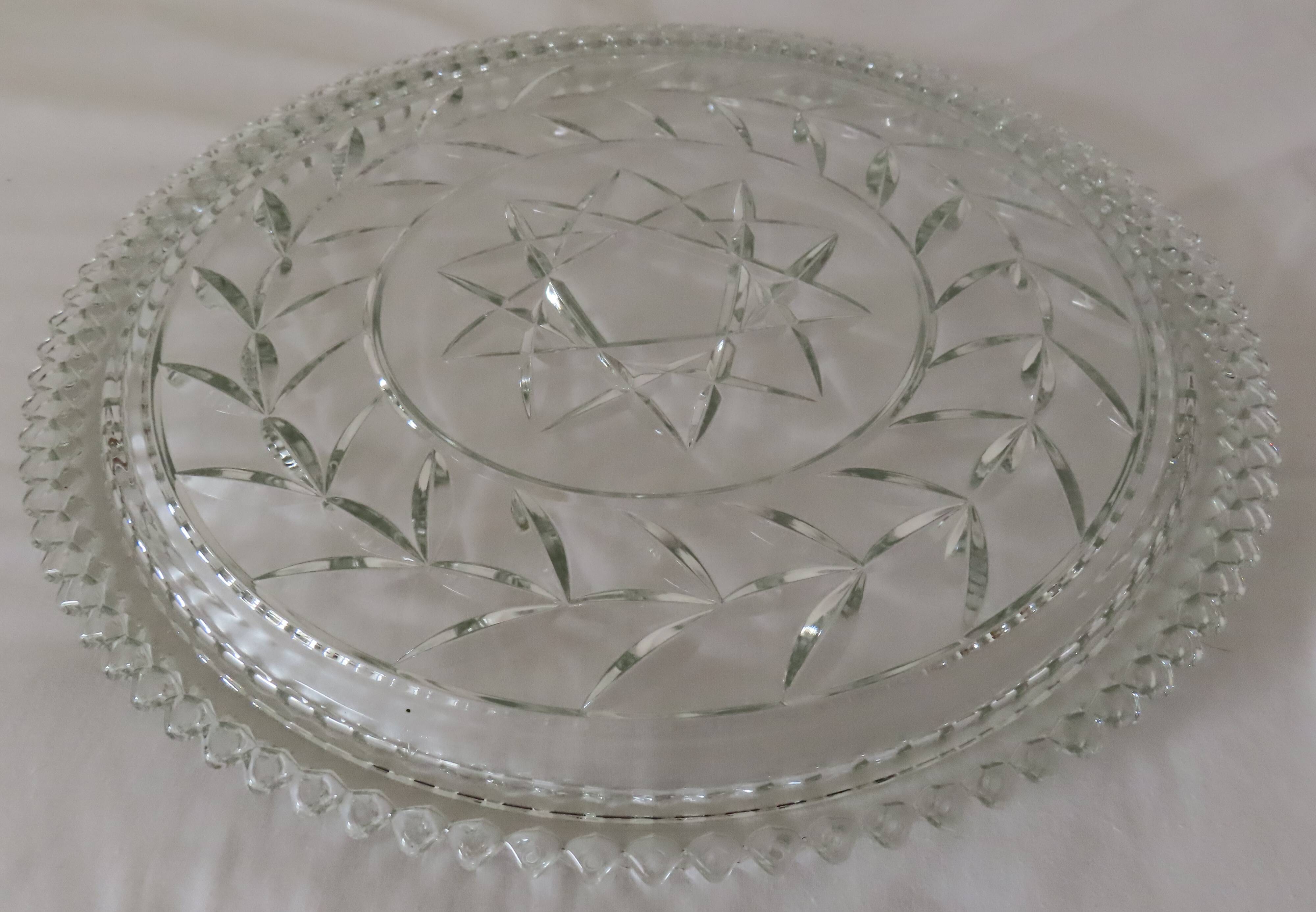Walther-Glas crystal pie dish